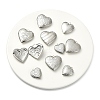 10Pcs 10 Styles 304 Stainless Steel Locket Pendants STAS-YW0011-31-2