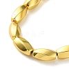 Electroplated Synthetic Non-magnetic Hematite Beads Strands G-P545-G03-8x16mm-4