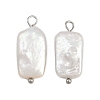 Natural Freshwater Pearl Keshi Pearl Pendants STAS-D378-02P-1