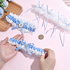 2Pcs Polyester Bride Bowknot Garter Leg Ring for Women AJEW-ME0003-25-3