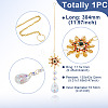 1Pc Alloy Wind Chime Ornament HJEW-TADJ0001-07C-2