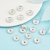 Brass Rhinestone Spacer Beads X-RB-A014-Z12mm-01S-5