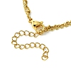 Brass Layered Necklace for Women NJEW-JN04912-5