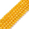 Natural Jade Round Bead Strands G-P070-29-8mm-1