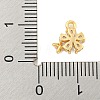 Brass Micro Pave Clear Cubic Zirconia Pendants KK-U015-10G-3