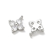 SHEGRACE Brass Cubic Zirconia Charms X-XGRQ4H448-680P-A-2