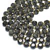 Natural Larvikite Beads Strands G-C116-A155-01-3