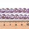 Transparent Crackle Glass Bead Strands GLAA-T025-8mm-02E-4