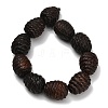 Carved Jujube Wood European Beads WD-CBAC5FE-02-2