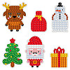 Christmas Theme DIY PVC Diamond Painting Sticker Kit PW-WG29650-06-1