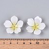 Flower Acrylic Bead Caps SACR-T017-51A-4