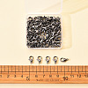 Zinc Alloy Lobster Claw Clasps PALLOY-YW0001-12B-7