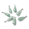 Natural Green Aventurine Pendants G-F707-10-1