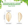 72Pcs Brass Charms KK-LP0001-38-2