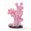 Resin Imitation Coral Ornaments DJEW-G026-04B-1