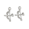 Alloy Rhinestone Pendants FIND-L024-12P-1