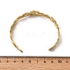 Summer 304 Stainless Steel Cuff Bangles for Women BJEW-F510-01G-5