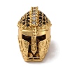 Helmet Shape Rack Plating Brass with Cubic Zirconia Beads LS-KK-S406-15C-1