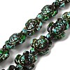 Synthetic Turquoise Dyed Beads Strands G-P507-05D-1