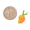 Glass Seed Beaded Mango Pendants PALLOY-MZ00893-01-2