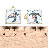 Ocean Theme Printed Alloy Pendants AL-CBA49CA-08F-3