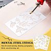 Fingerinspire 4Pcs 4 Style Stainless Steel Cutting Dies Stencils DIY-FG0002-21-5