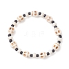 Synthetic Turquoise & Glass Seed Beads Bracelets BJEW-JB12170-03-2