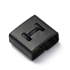 Ion Plating(IP) 304 Stainless Steel Square Slide Charms STAS-L132-03I-B-2