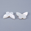 Natural White Shell Mother of Pearl Shell Cabochons SSHEL-F299-02-2