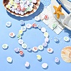80Pcs 2 Styles Opaque Acrylic Beads SACR-YW0002-18-4