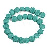 Synthetic Coral Dyed Carved Beads Strands CORA-K009-05B-03-4