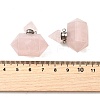 Gemstone Perfume Bottle Pendants G-L623-08P-4