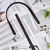 SUPERFINDINGS 4 Sets 2 Colors PU Leather Bag Handles FIND-FH00007-94A-4