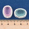 Oval Shaped Sew on Rhinestone GLAA-K069-04B-S-3