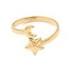 304 Stainless Steel Cuff Open Rings RJEW-P182-03G-2