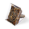 Orgonite Pyramid Resin Energy Generators DJEW-N003-07C-3