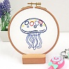 DIY Cartoon Animal Embroidery Sets DIY-G037-02A-1