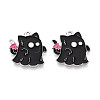 Halloween Theme Alloy and Enamel Pendants X-ENAM-T021-31B-02P-1