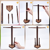 Baseball PineWood Championship Ring Organizer Display Tower Stands RDIS-WH0001-41-3