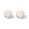 201 Stainless Steel Stud Earring Findings STAS-P308-09C-P-1