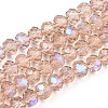 Electroplate Glass Beads Strands LS-EGLA-A034-T10mm-L22-1
