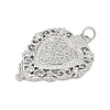 Brass Micro Pave Cubic Zirconia Pendants KK-A241-02P-2