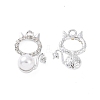 Alloy Rhinestone Pendants ALRI-C008-71P-2