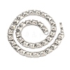 Non-Tarnish 304 Stainless Steel Square Link Chain Necklaces NJEW-S431-01P-1