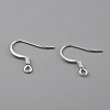 Brass Earring Hooks LS-KK-O131-08S-2
