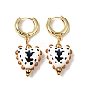 Brass Hoop Dangle Earrings KK-CBA8324-26G-02-4