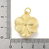 Rack Plating Brass Micro Pave Cubic Zirconia Pendants X-KK-C059-01G-3