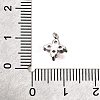 Brass Micro Pave Cubic Zirconia Pendants KK-D356-07H-P-3