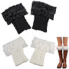 2 Pairs 2 Colors Acrylic Fibers Leg Sleeves AJEW-CY0001-31-6