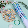 Handmade Polymer Clay Heishi Surfer Stretch Bracelets Set BJEW-SW00099-03-4